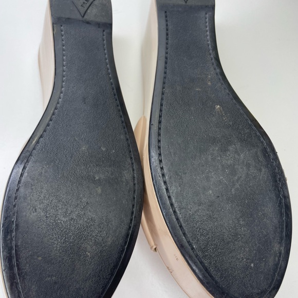 Prada Nude Patent Leather Sliders - Picture 6 of 7